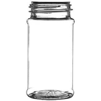 Wholesale 2oz 3oz 6oz 8oz plastic spice jars with sifter and cap