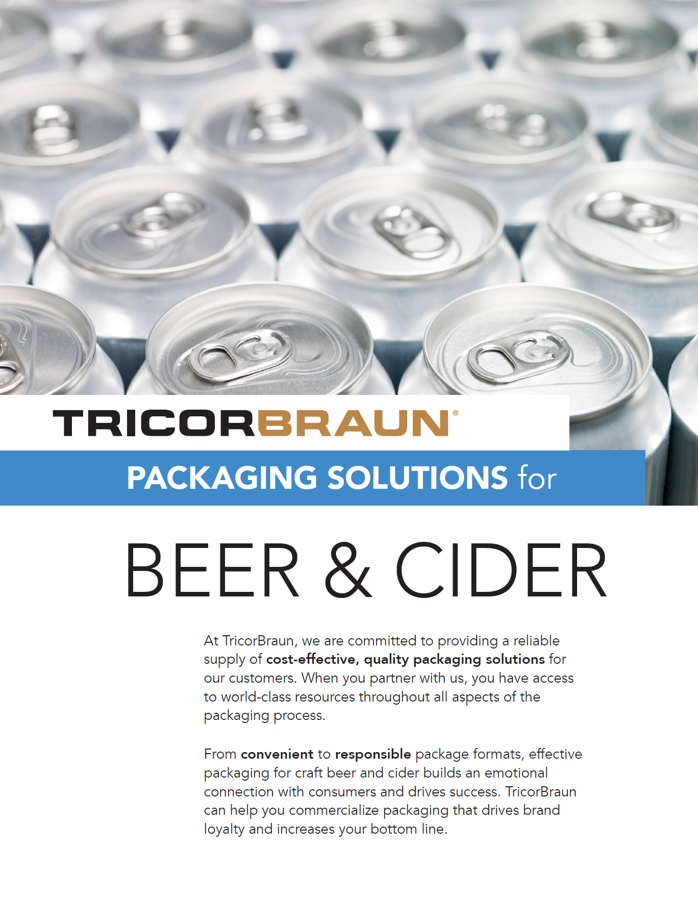 Packaging Solutions for Beer & Cider