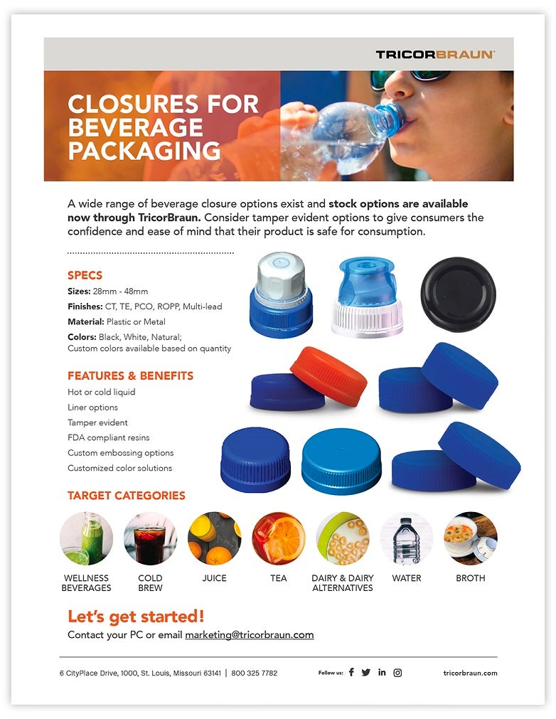 Closures for Beverage Packaging