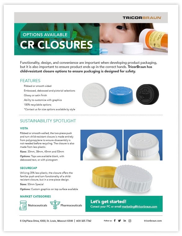 Child Resistant Closures