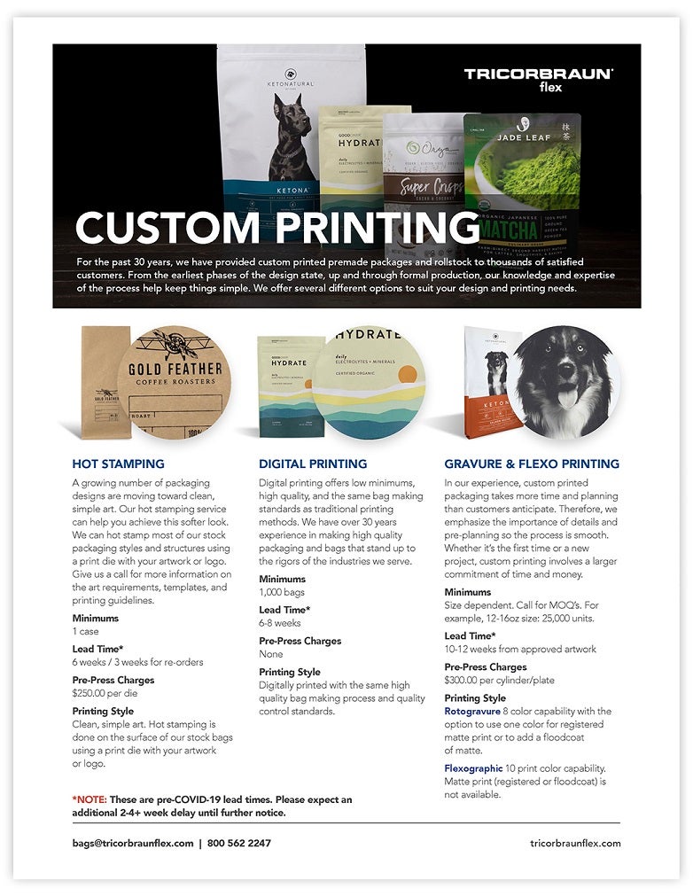 Flexibles: Custom Printing