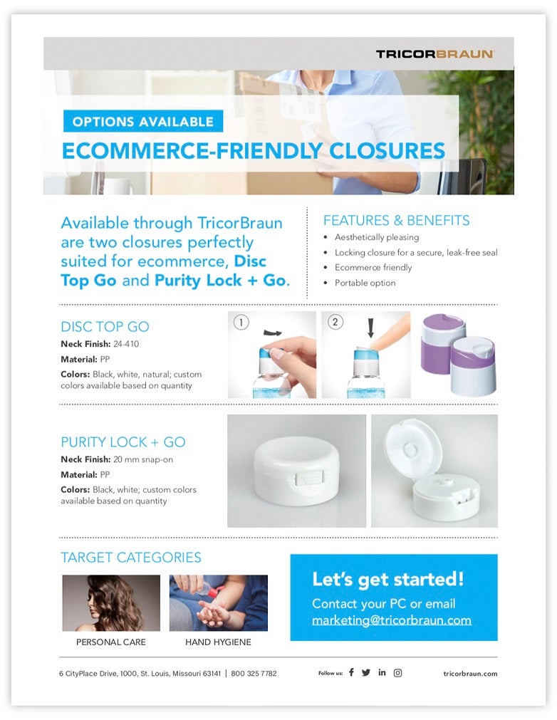 Ecommerce-Friendly Closures