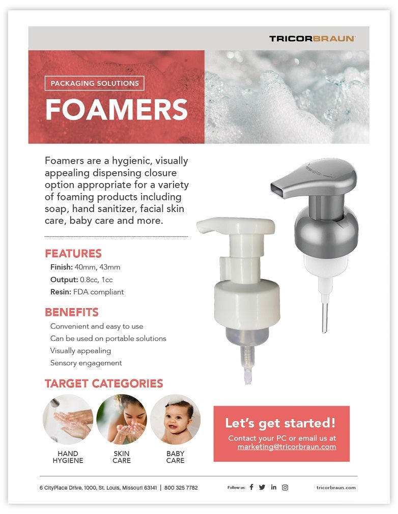 Packaging Solutions: Foamers