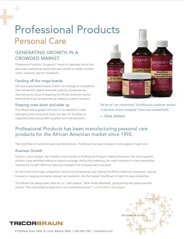 Professional Products Unlimited, Inc.