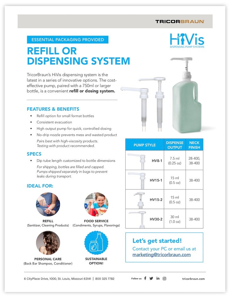 HiVis Refill or Dispensing System