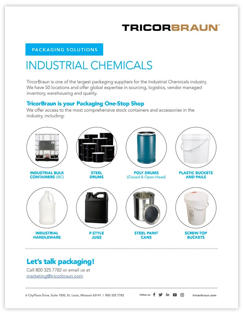 Packaging Solutions: Industrial Chemicals