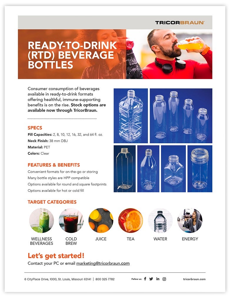 Ready-to-Drink (RTD) Beverage Bottles