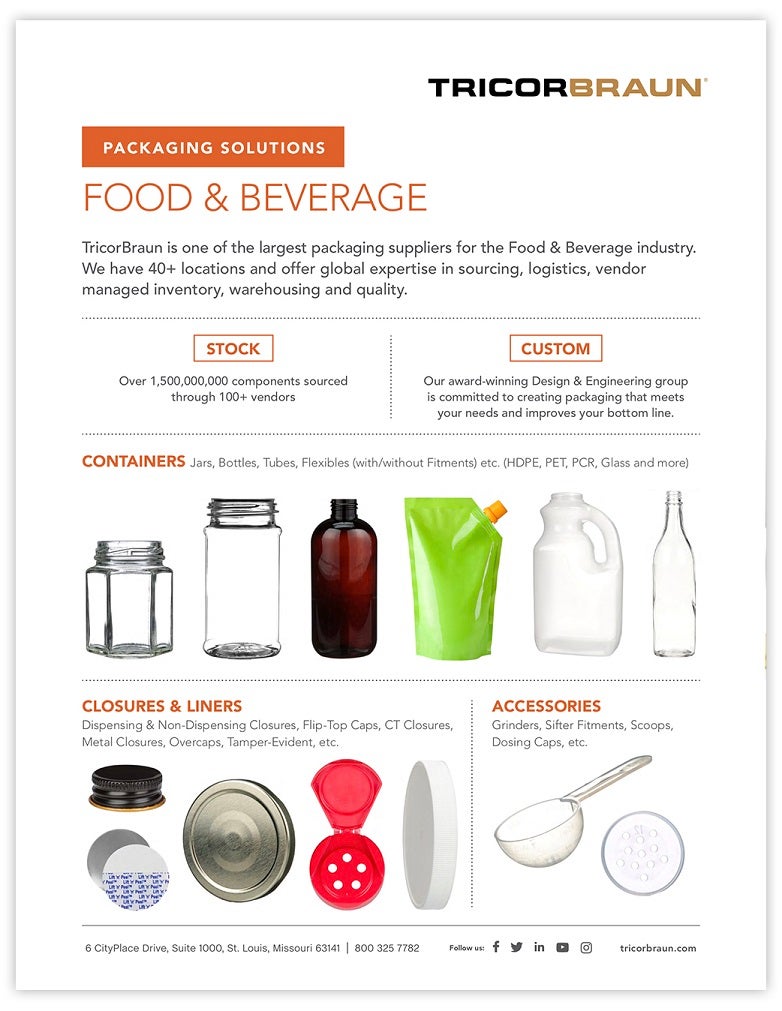 Packaging Solutions: Food & Beverage