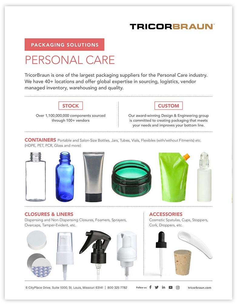 Packaging Solutions: Personal Care