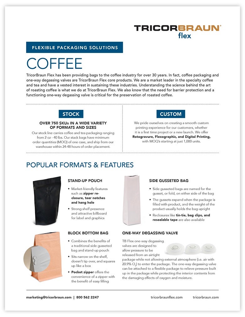 Flexible Packaging Solutions: Coffee