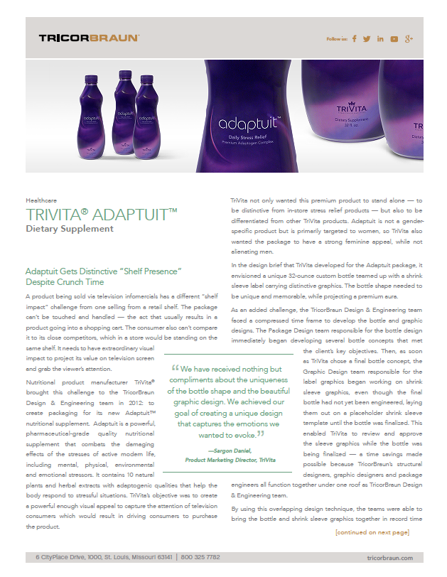 ADAPTUIT™ by TRIVITA®