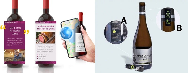 Augmented Reality (AR) Labels & Near Field Communication (NFC)