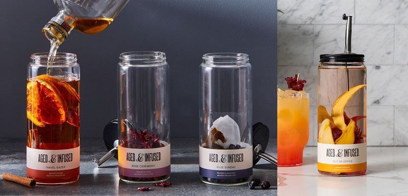 Aged & Infused Navel Gazer Alcohol Infusion Kit is a visual treat for the eyes