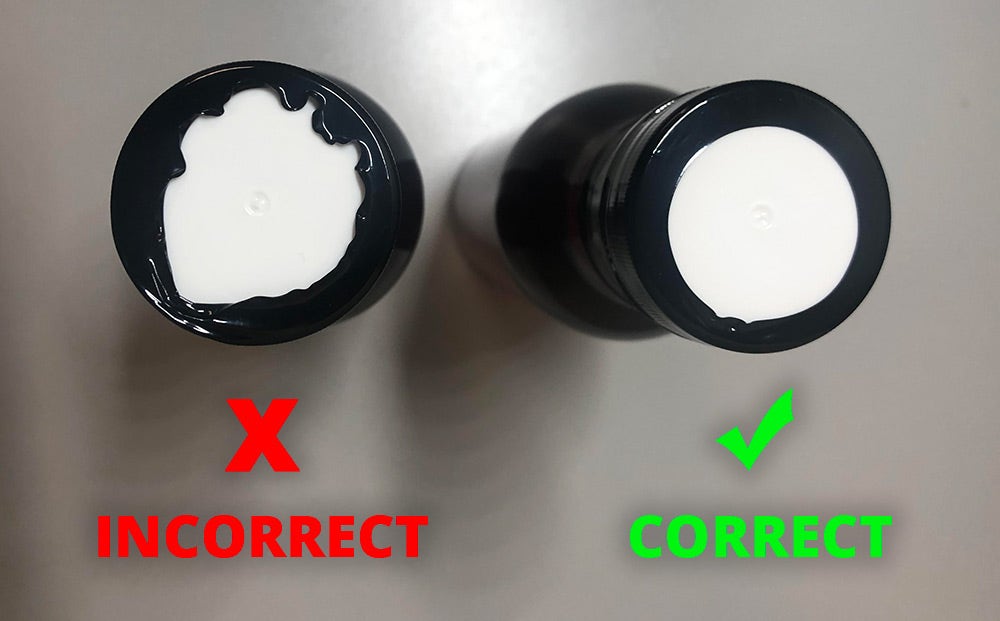 Correct vs Incorrect Application of Shrink Band with Heat Gun