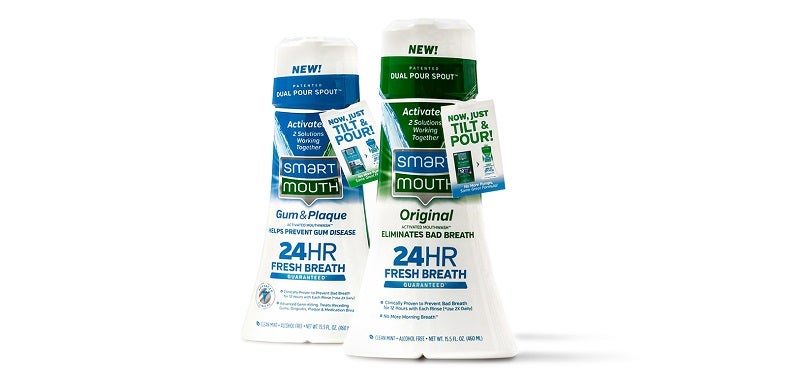 SmartMouth Mouthwash packaging ready for ecommerce