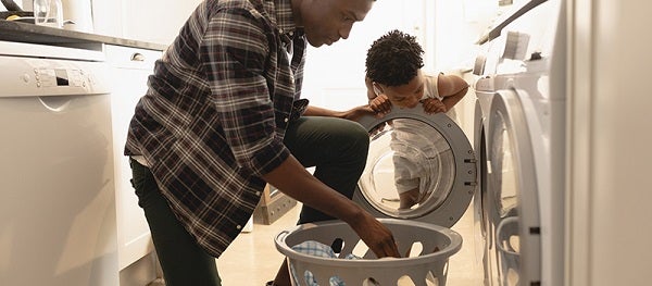 Doing Laundry with Dad