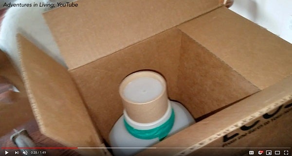 Laundry soap in box