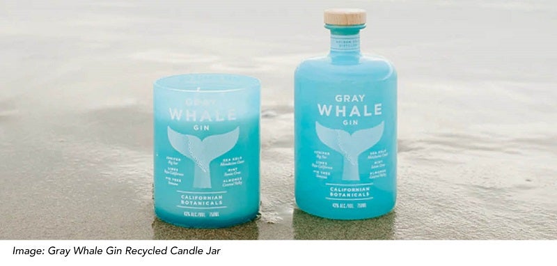 Grey Whale Gin uses a 100% biodegradable bottle cork and organic paint.