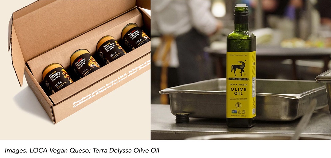 LOCA Vegan Queso and Terra Delyssa Olive Old