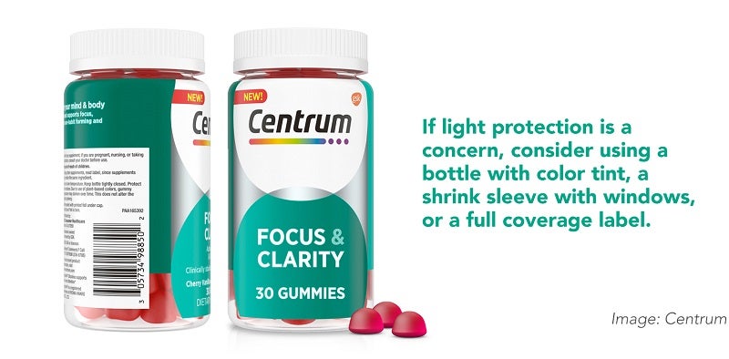 Transparenct in Nutraceuticals in Centrum Packaging