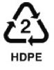 High-Density Polyethylene Symbol