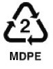 Medium-Density Polyethylene Symbol