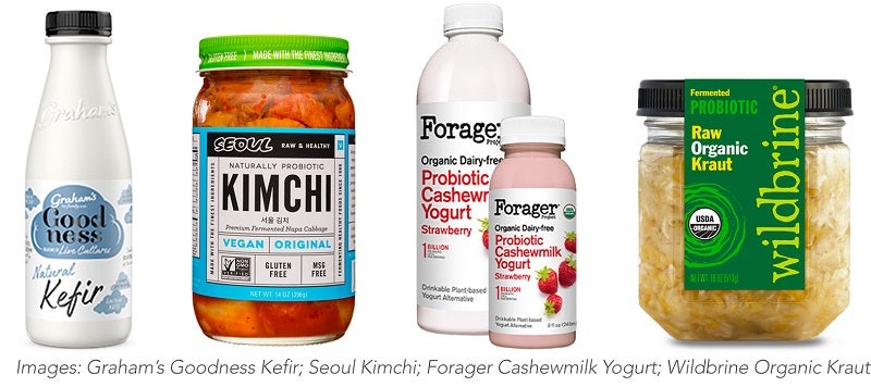 Probiotics in packaged goods