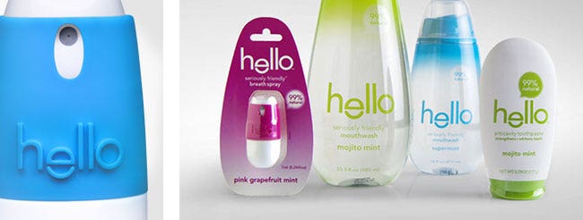 hello® Mouthwash and Toothpaste